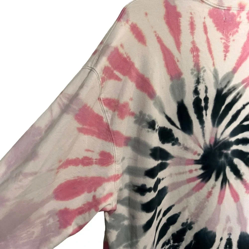 Electric & Rose Tie-Dye Epic Neil Hi-Low Sweatshirt, Small - Picture 5 of 11